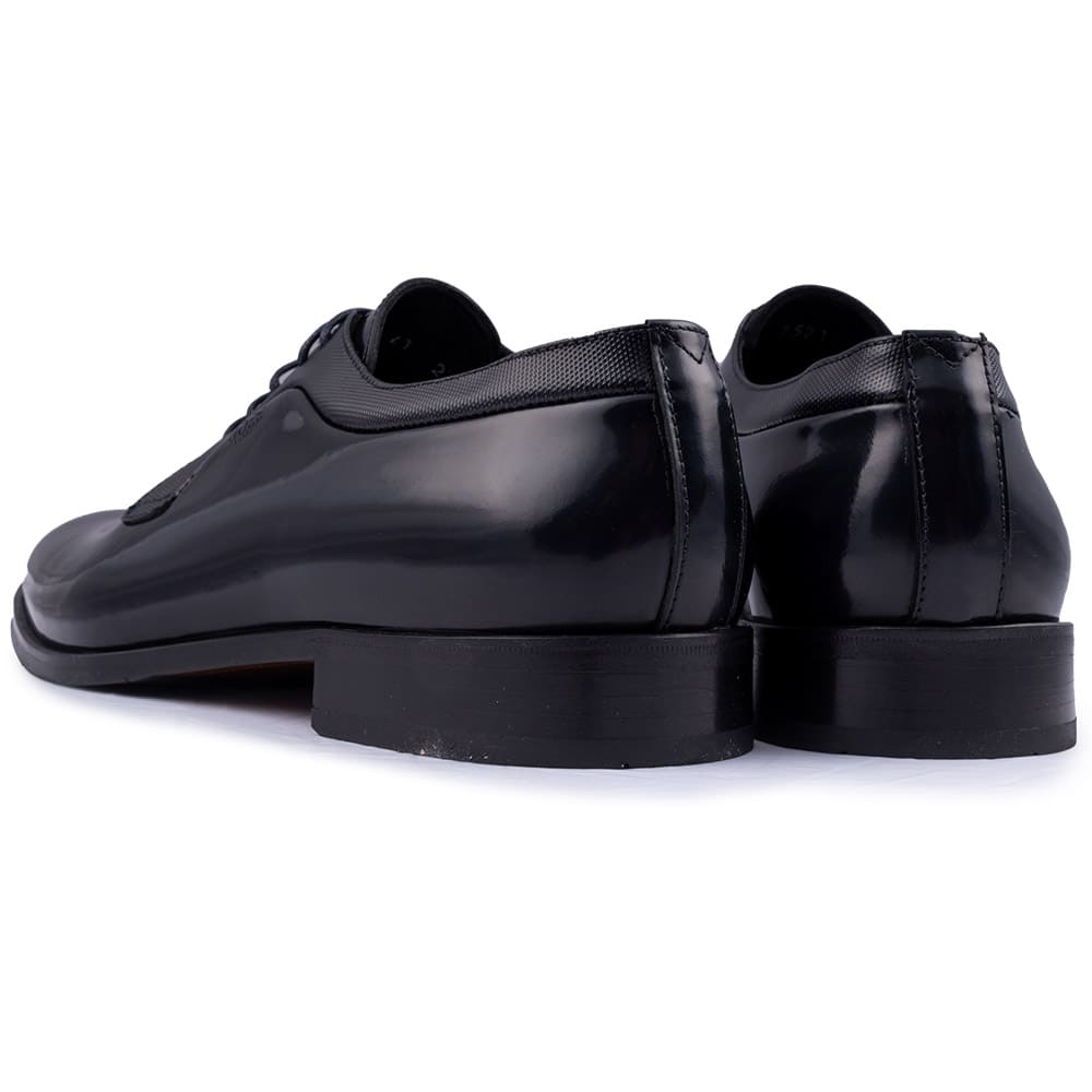 Boss Shoes Μπλε Derby 100% Leather - Z7513 POINT