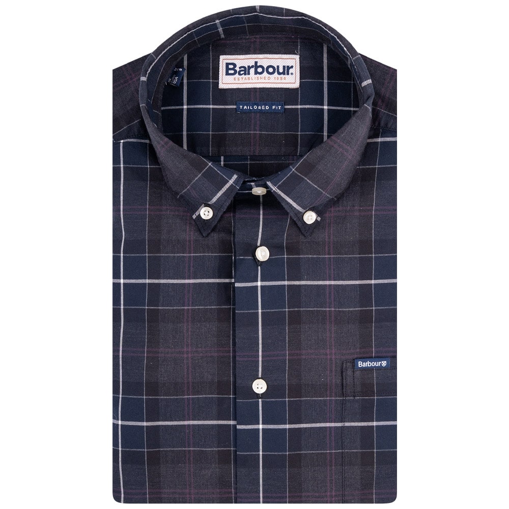 BARBOUR Μπλε Πουκάμισο Καρό Button Down- 3BRMSH4982 