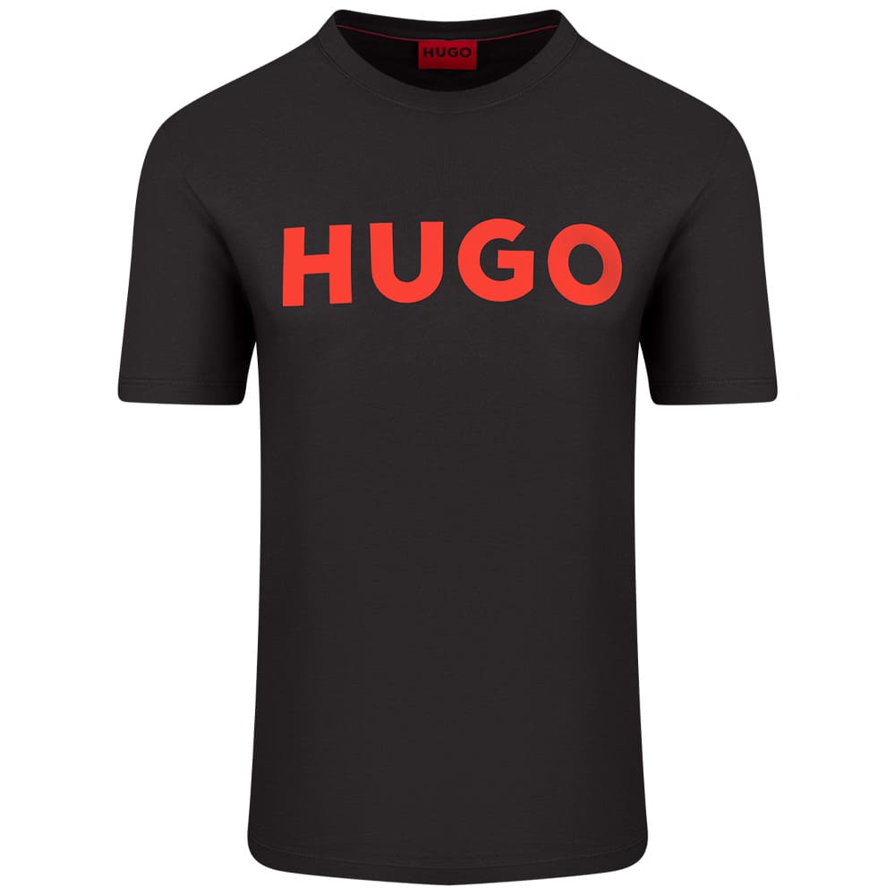 Hugo Μαύρο T-shirt C Neck - 50467556