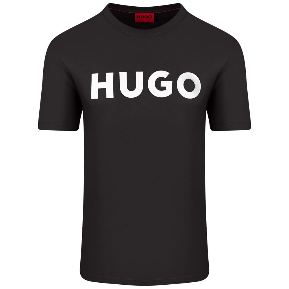 Hugo Μαύρο T-shirt C Neck - 50467556