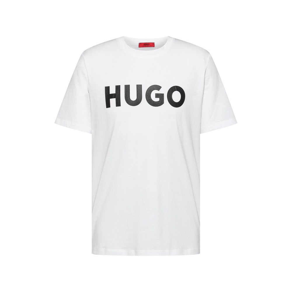 Hugo T-shirt Round Neck 100% Cotton 50467556 Λευκό