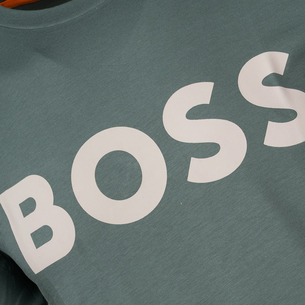 Boss Πράσινο T-shirt Thinking C Neck - 50481923