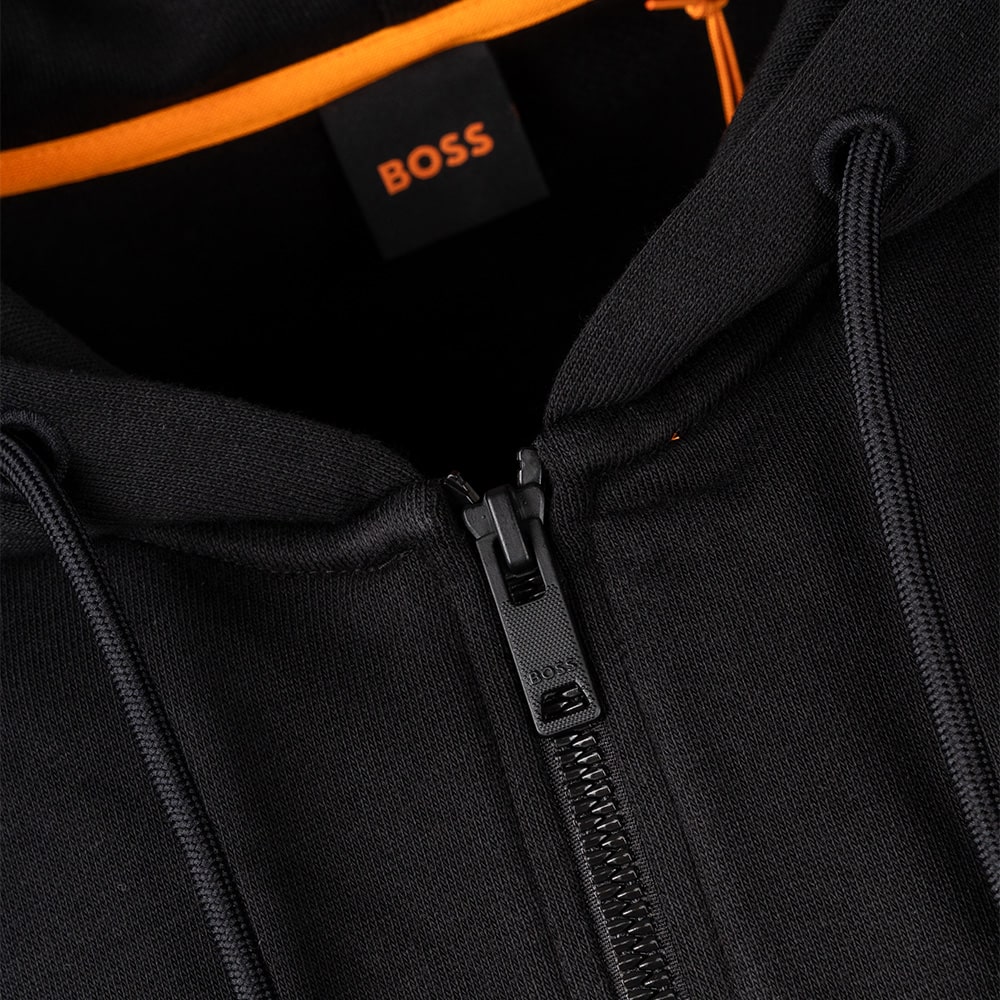 Boss Μαύρο Ζακέτα Hoddie - 50508578