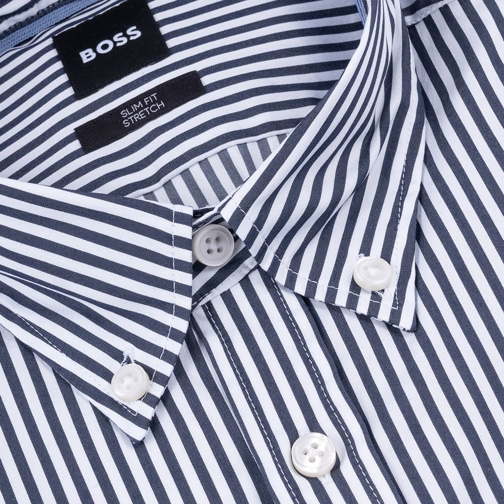 Boss Μπλε Πουκάμισο Button Down - 50520285