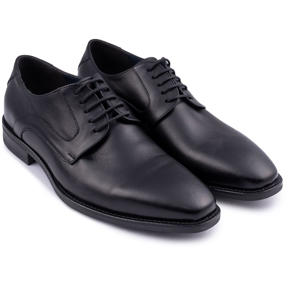 Raymont Μαύρα Derby 100% Leather - 721