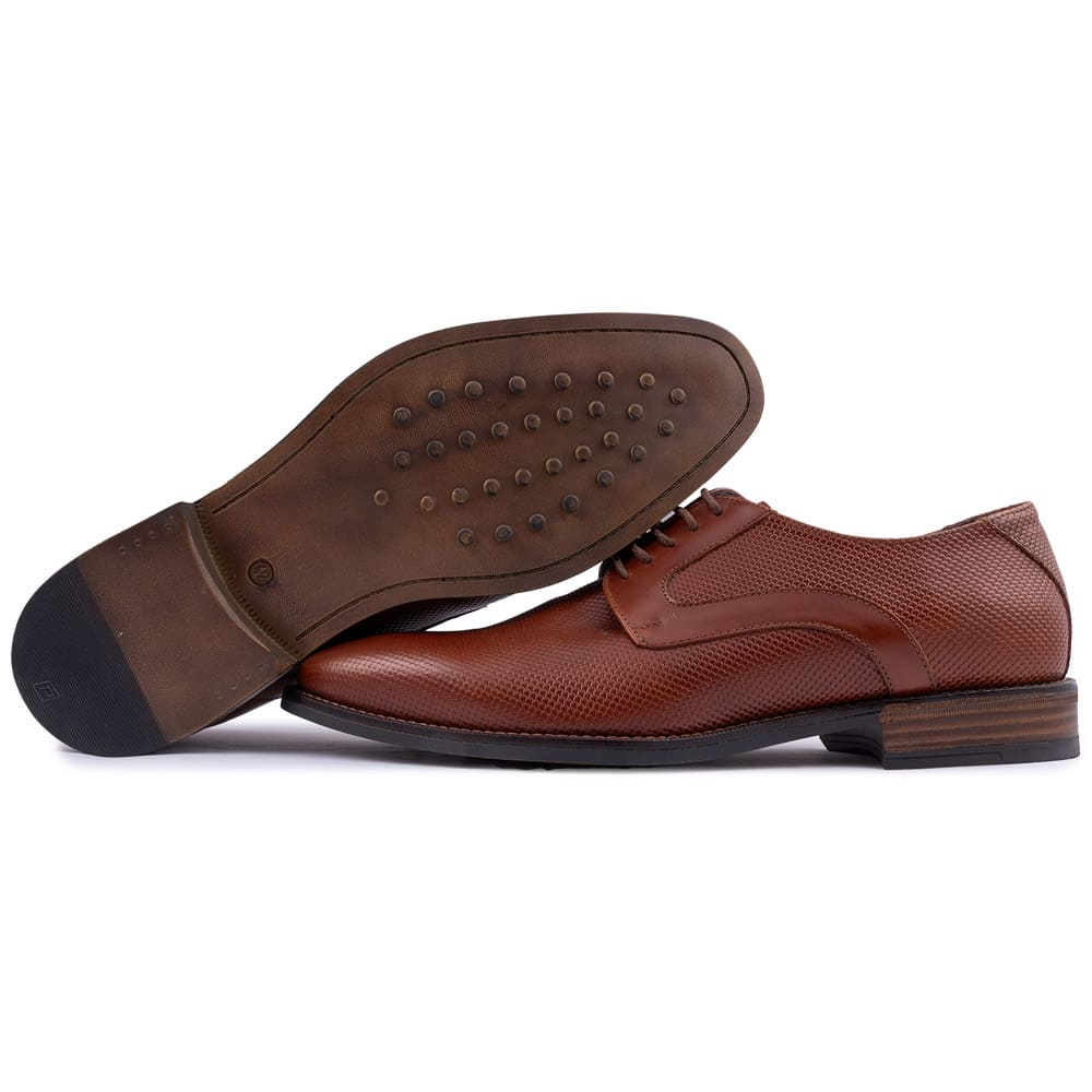 RAYMOND Ταμπά Derby 100% Leather -722