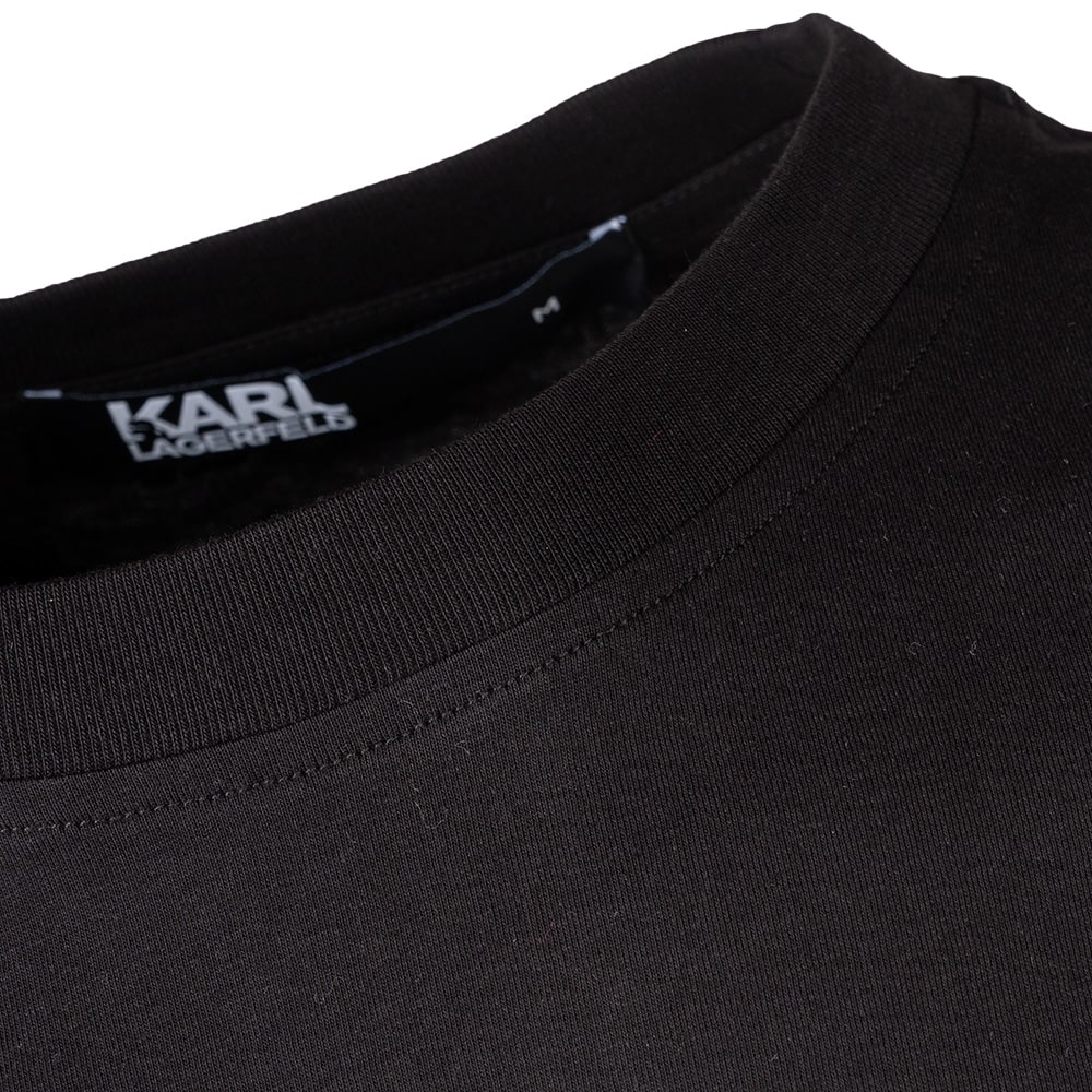 Karl Lagerfeld Μαύρο T-shirt C Neck - 755063 544242