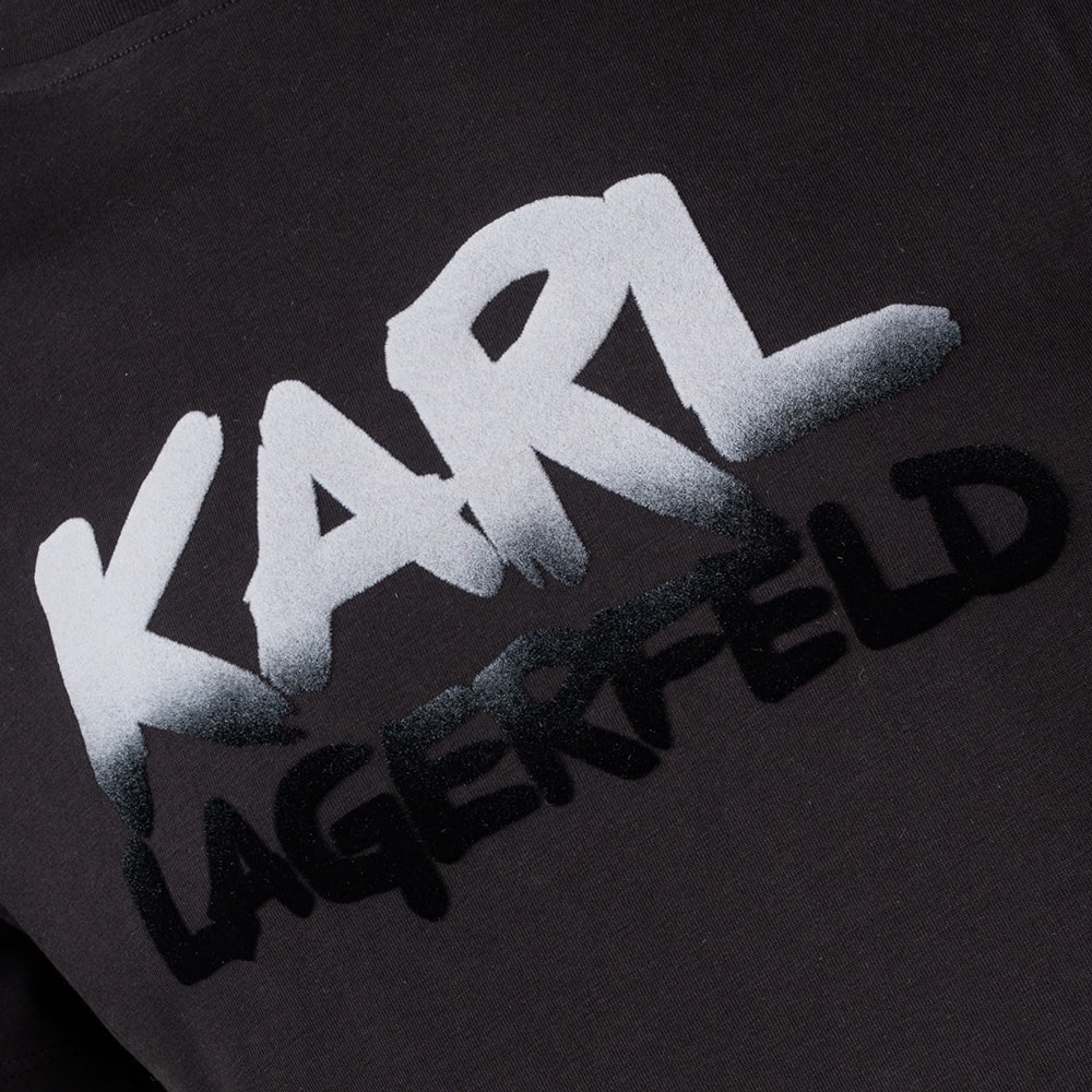 Karl Lagerfeld Μαύρο T-shirt C Neck - 755063 544242