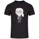 Karl Lagerfeld Μαύρο T-shirt C Neck - 755071 500251