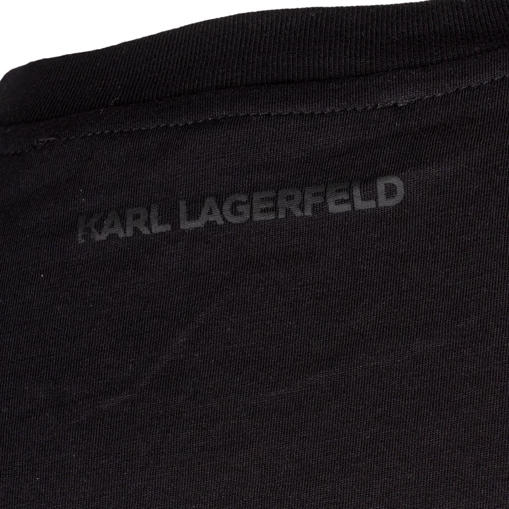 Karl Lagerfeld Μαύρο T-shirt C Neck - 755071 500251