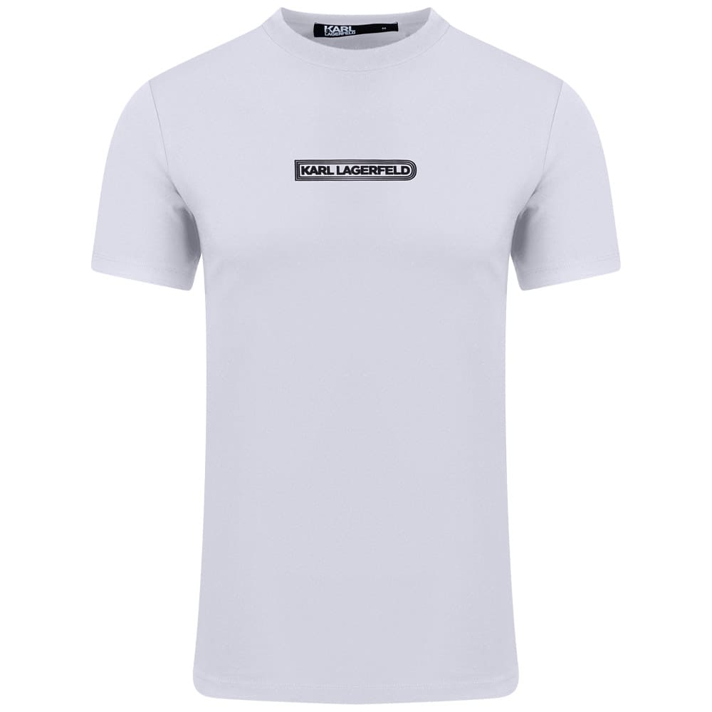 Karl Lagerfeld Λευκό T-shirt C Neck - 755085 543221