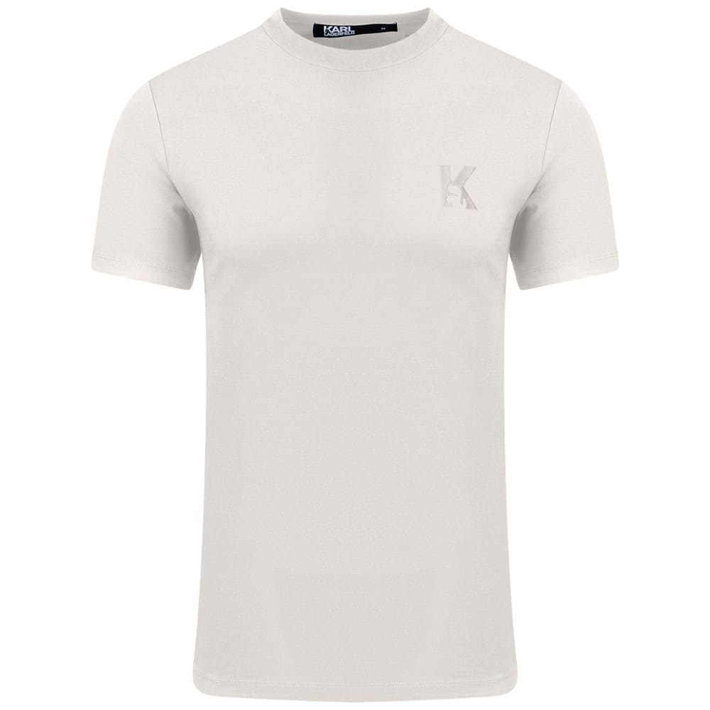 Karl Lagerfeld Εκρού T-shirt C Neck - 755890 534221