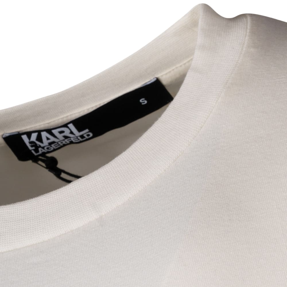 Karl Lagerfeld Εκρού T-shirt C Neck - 755890 534221