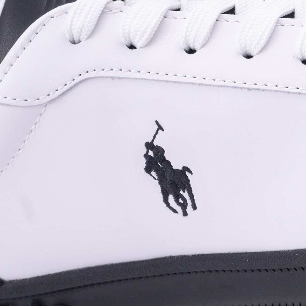 Polo Ralph Lauren Λευκά Sneakers 100% Leather - 809944784001