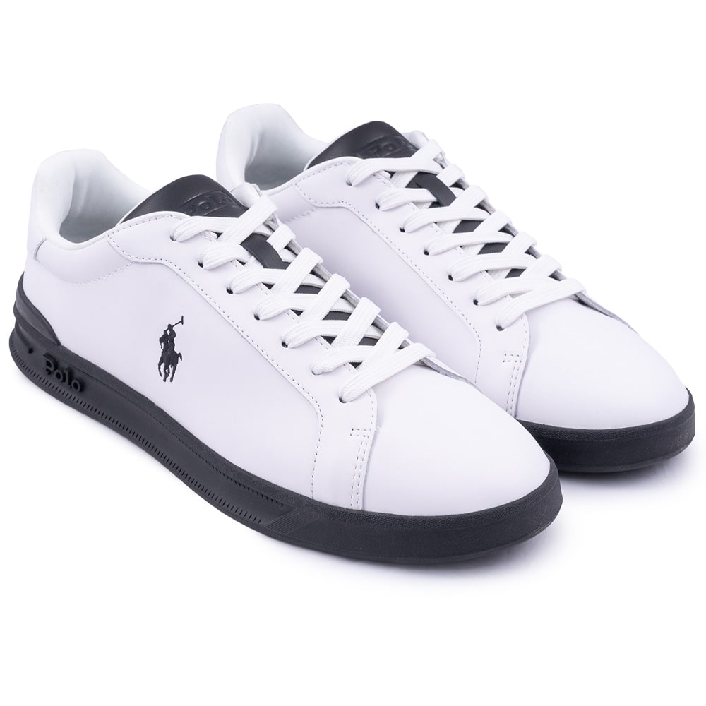 Polo Ralph Lauren Λευκά Sneakers 100% Leather - 809944784001