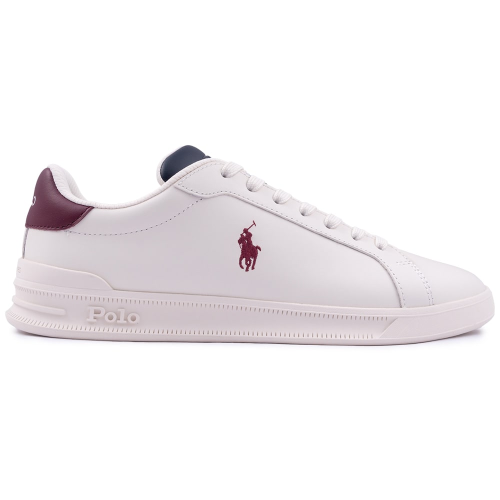 Polo Ralph Lauren Λευκά Sneakers 100% Leather - 809949791003