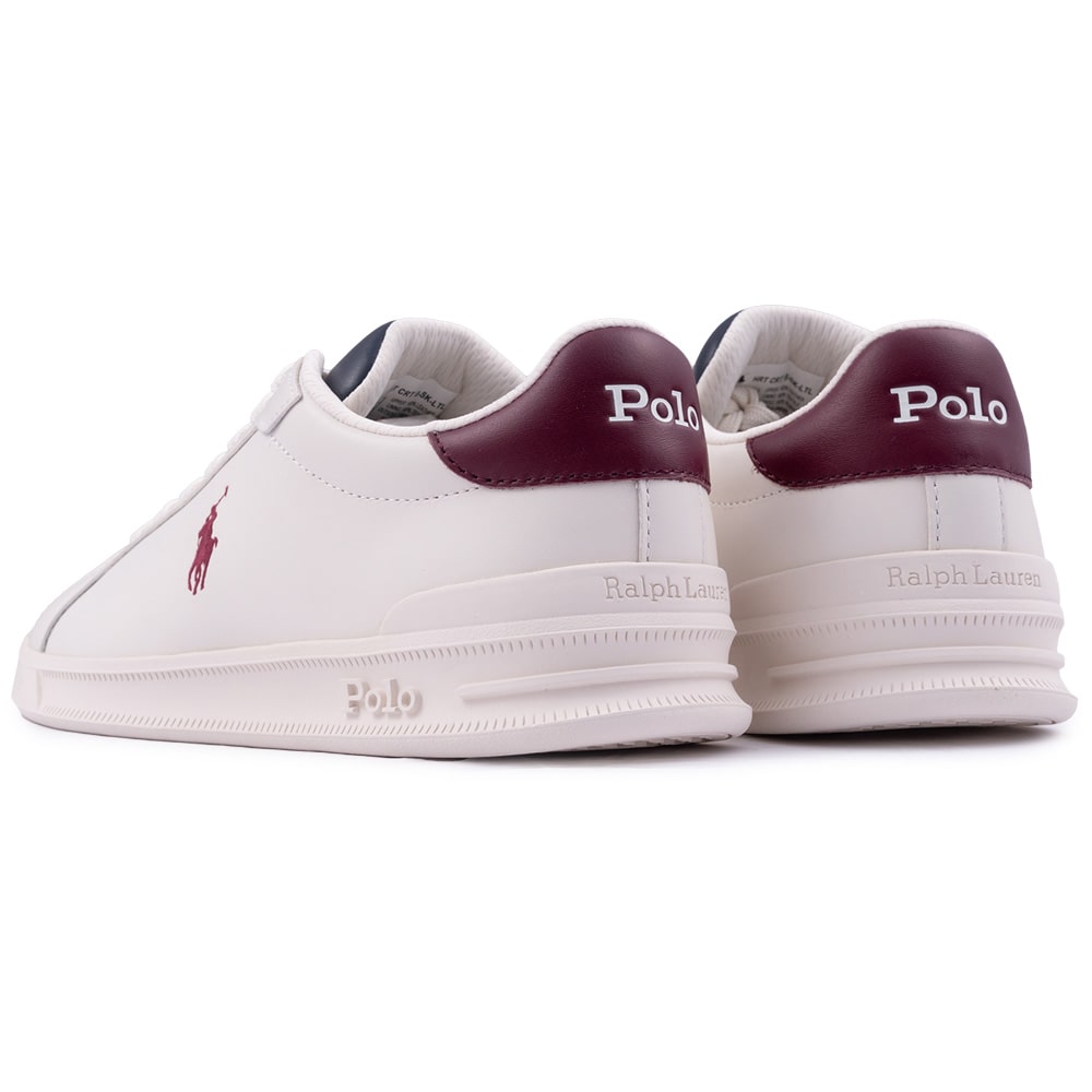 Polo Ralph Lauren Λευκά Sneakers 100% Leather - 809949791003