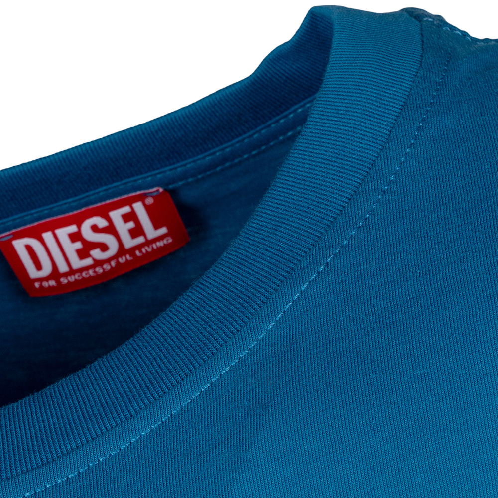 Diesel Τιρκουάζ T-shirt T-DIEGOR-SP - A089560GRAI