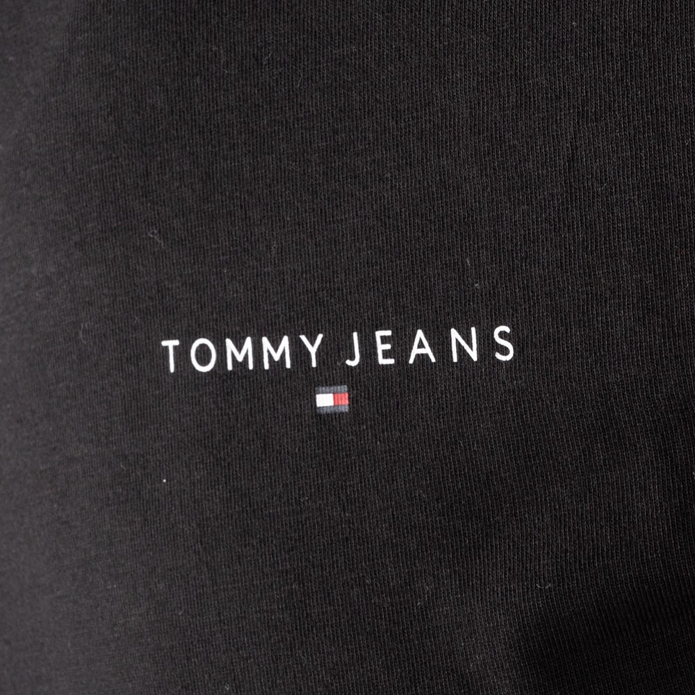 Tommy Jeans Μαύρη Μπλούζα C Neck - DM0DM18551