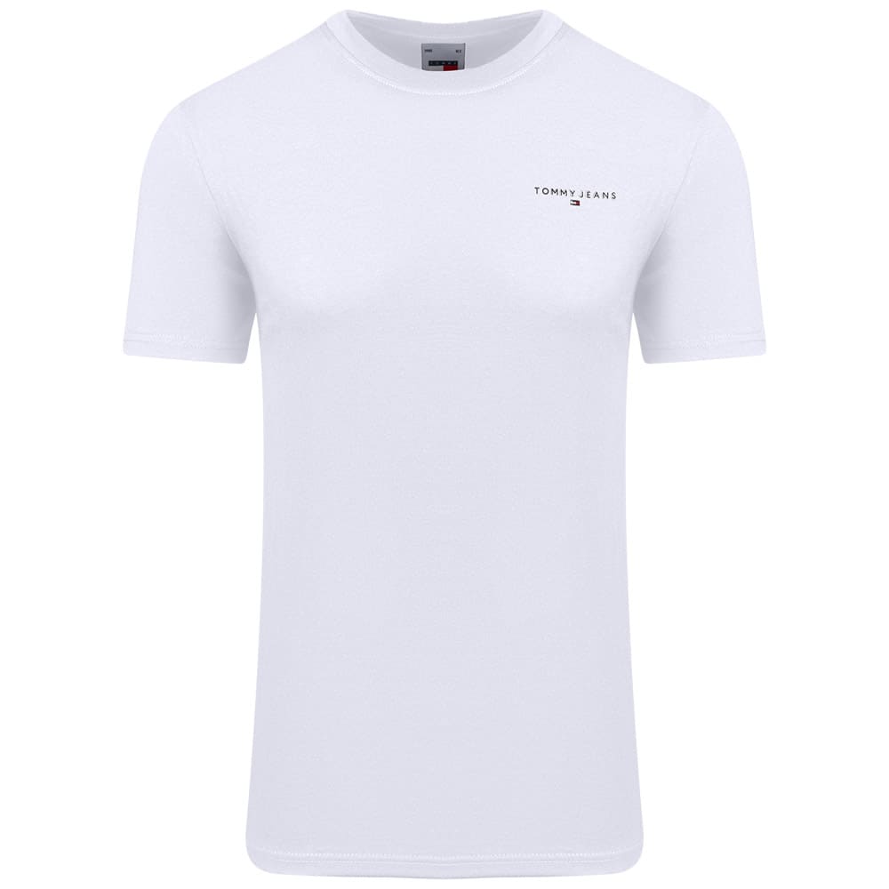 Tommy Jeans Λευκό T-shirt C Neck - DM0DM18555