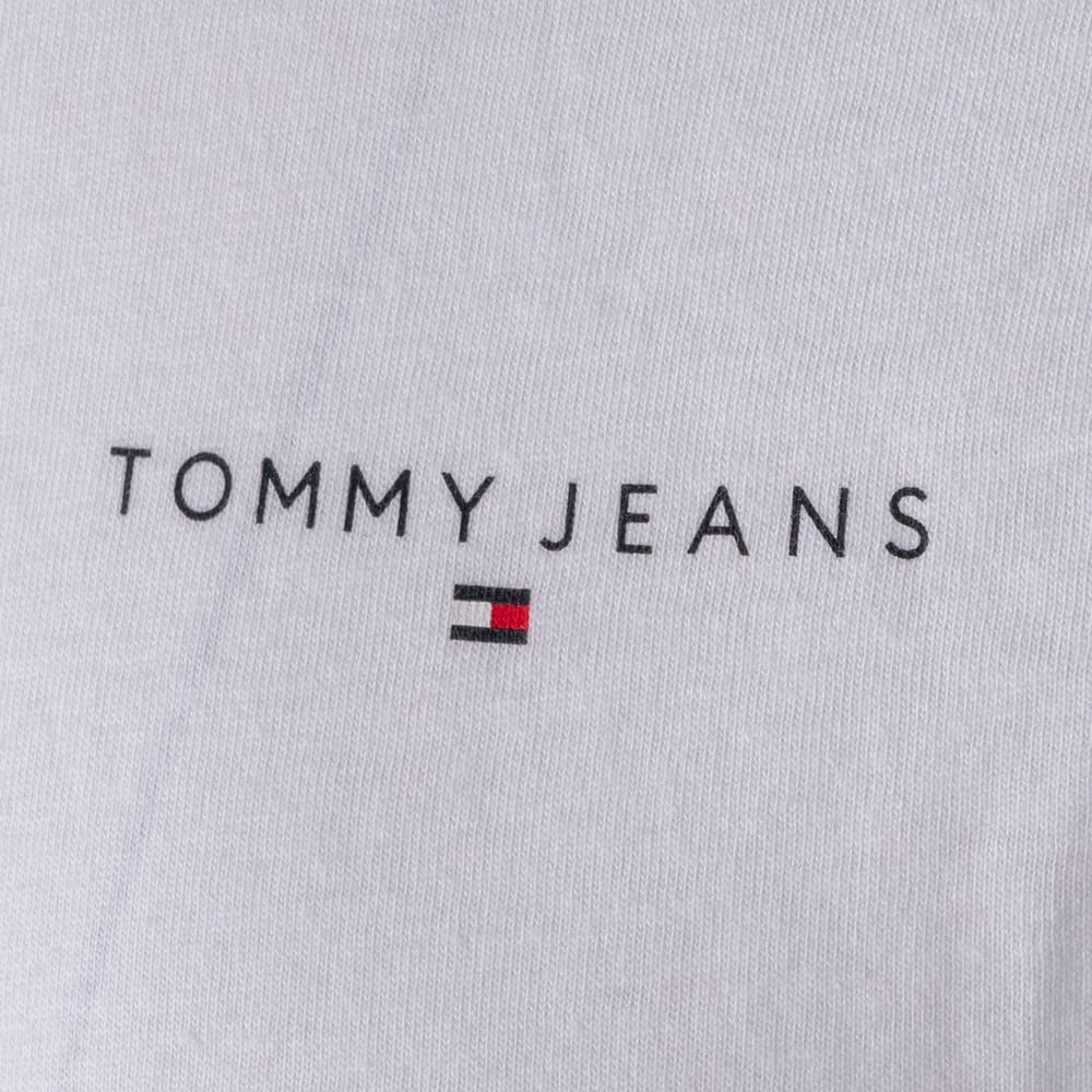 Tommy Jeans Λευκό T-shirt C Neck - DM0DM18555