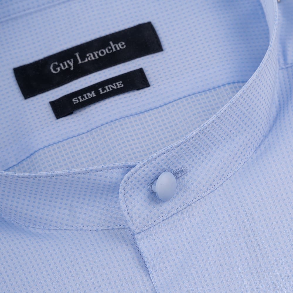 Guy Laroche Μπλε Πουκάμισο Mao - GL2318277/SLMAOB