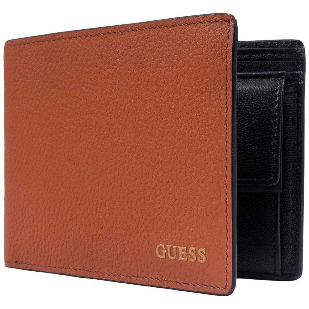 GUESS Ταμπά Πορτοφόλι 100% Leather - GU0ACSMRIVILEA200000