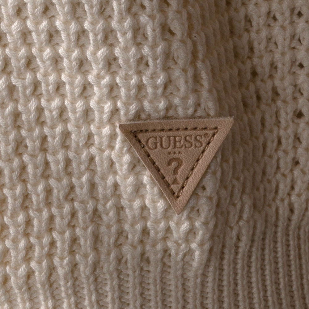 GUESS Εκρού Πουλόβερ Hoodie - GU0APM4YR09Z3FB10000