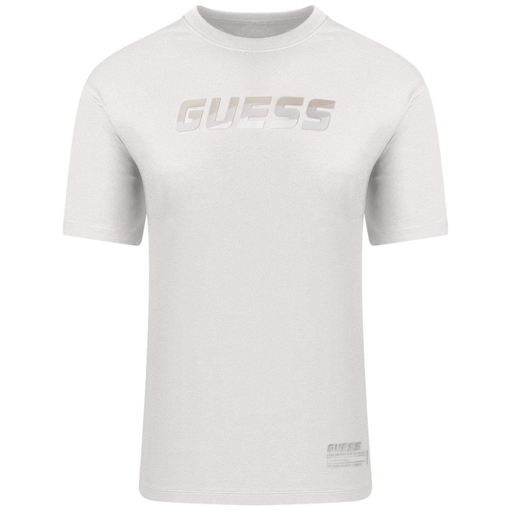 GUESS Εκρού T-shirt C Neck - GU0APZ4YI07I3Z140000