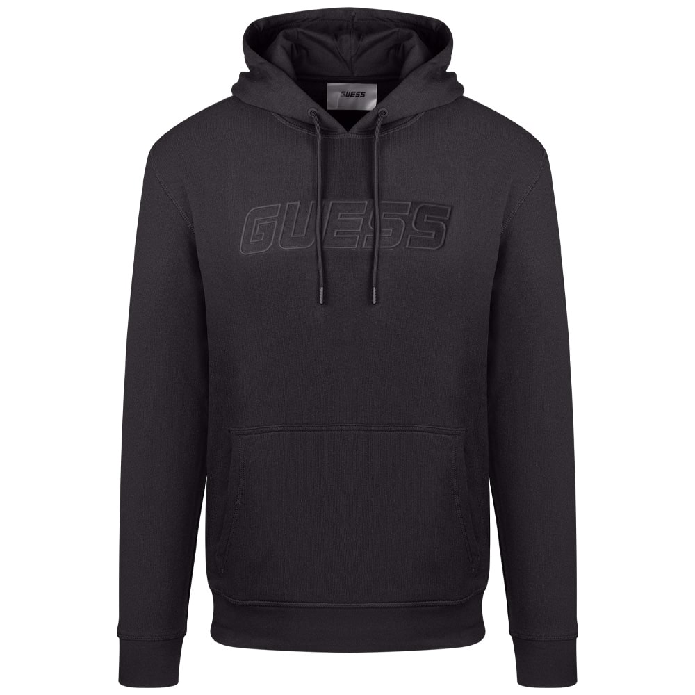 GUESS Μαύρο Hoodie - GU0APZ4YQ12KAIJ10000