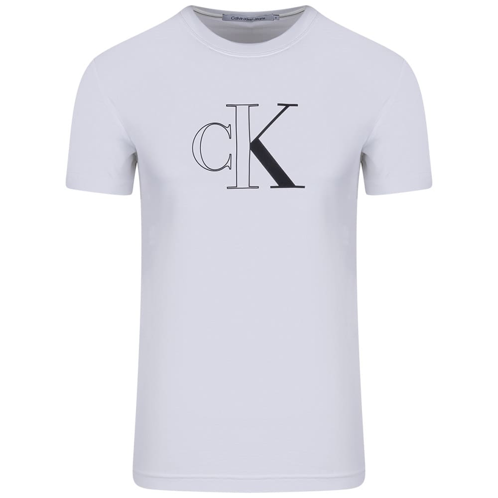 Calvin Klein Λευκό T-shirt C Neck - J30J325678