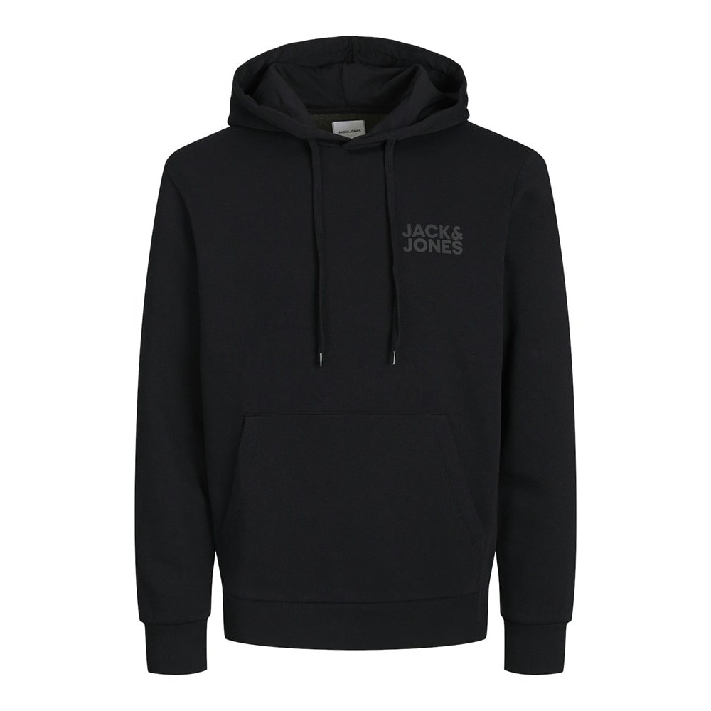 Jack and Jones Μαύρο Hoodie - 12152840