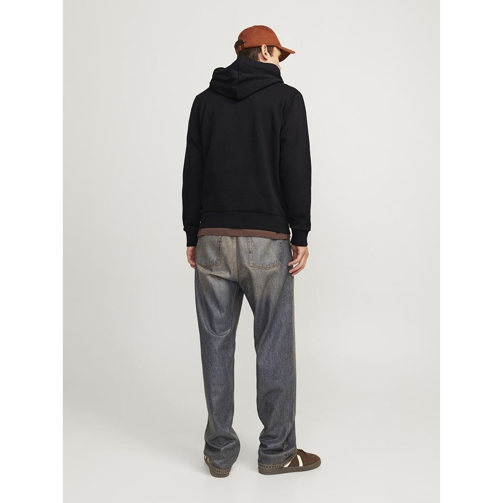 Jack and Jones Μαύρο Hoodie - 12152840