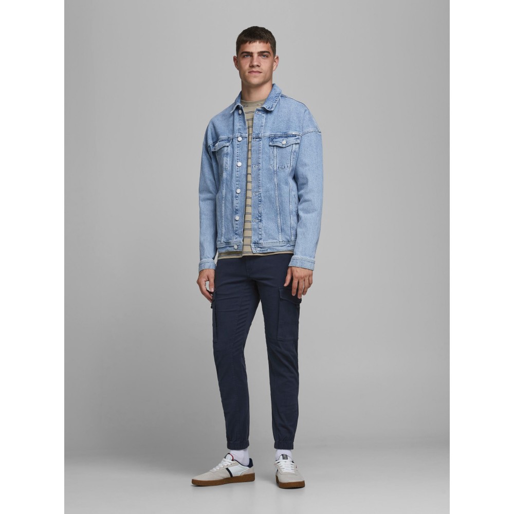 JACK & JONES Μπλε Παντελόνι Cargo - 12169582