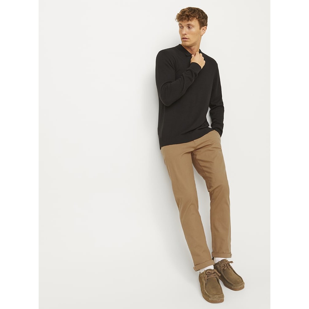 Jack and Jones Μπεζ Παντελόνι Chino - 12206198