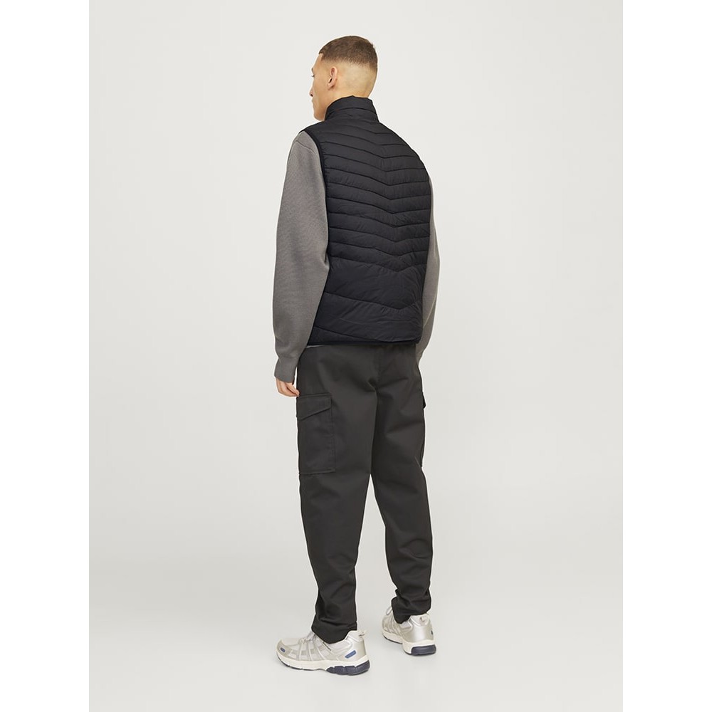 Jack and Jones Μαύρο Αμάνικο Μπουφάν - 12256987