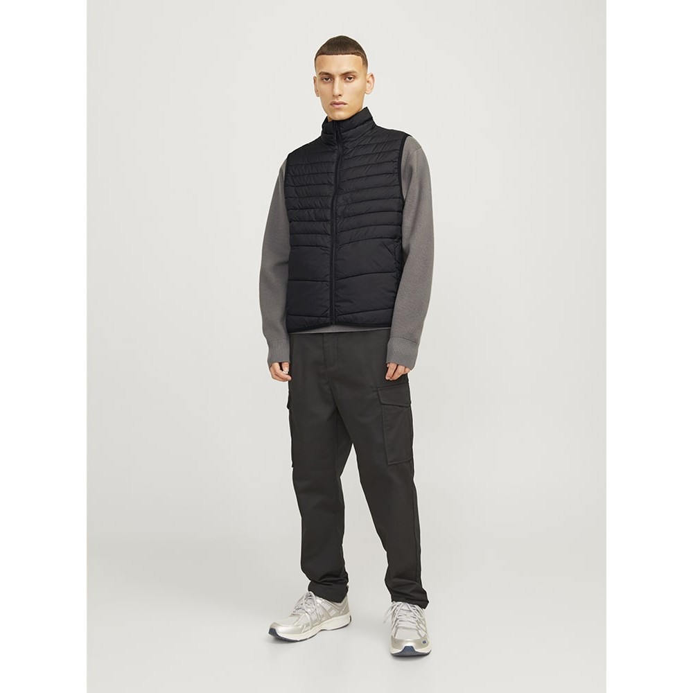 Jack and Jones Μαύρο Αμάνικο Μπουφάν - 12256987