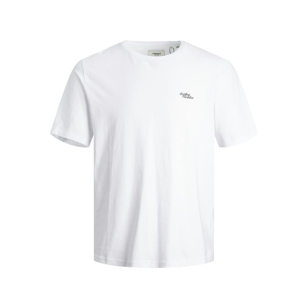 Jack and Jones Λευκό T-shirt Round Neck - 12250941