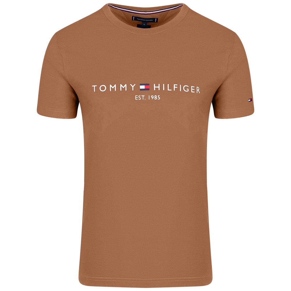 Tommy Hilfiger Μπεζ T-shirt C Neck - MW0MW11797