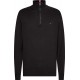 Tommy Hilfiger Μαύρο Half Zip - MW0MW28049