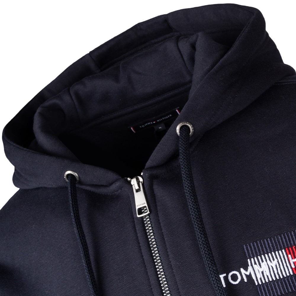 Tommy Hilfiger Μπλε Ζακέτα Hoodie - MW0MW35540