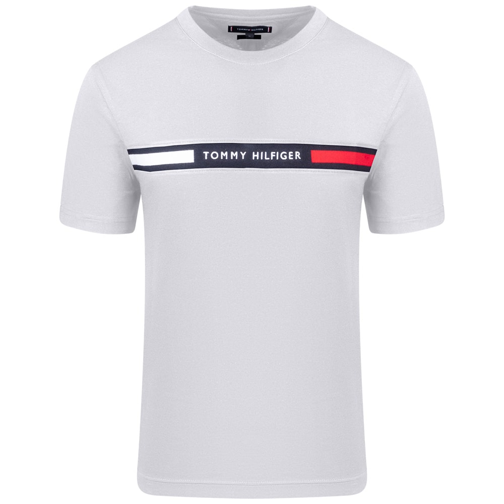 Tommy Hilfiger Λευκό T-shirt C Neck - MW0MW36498