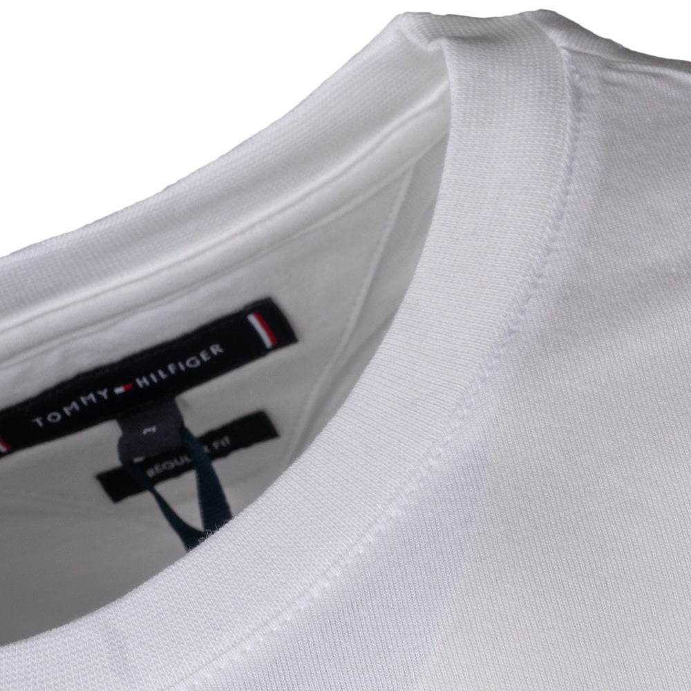 Tommy Hilfiger Λευκό T-shirt C Neck - MW0MW36498