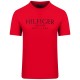 Tommy Hilfiger Κόκκινο T-shirt C Neck - MW0MW36499