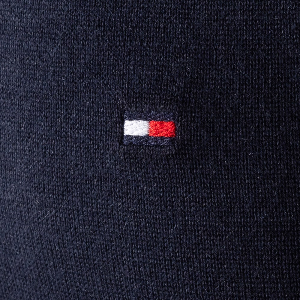 Tommy Hilfiger Μπλε Ζακέτα High Neck - MW0MW36521