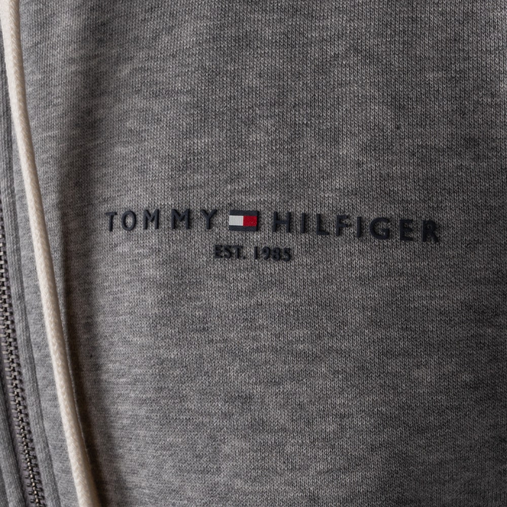 Tommy Hilfiger Γκρι Ζακέτα Hoodie - MW0MW37245