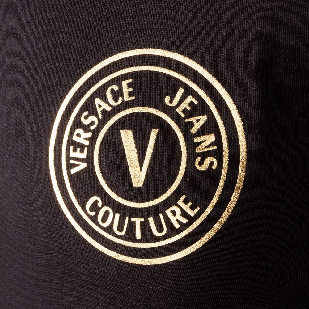 Versace Jeans Couture Μαύρο T-shirt C Neck - VJ0AP77GAHT00CJ00T00