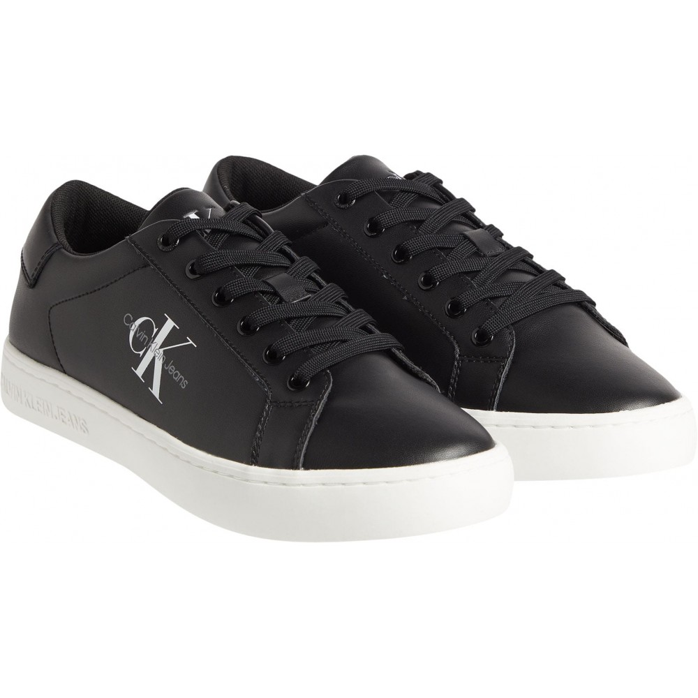 Calvin Klein Μαύρα Sneakers 100% Leather - YM0YM00491 