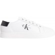 Calvin Klein Λευκά Sneakers 100% Leather - YM0YM00491 