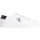 Calvin Klein Λευκά Sneakers 100% Leather - YM0YM00491 